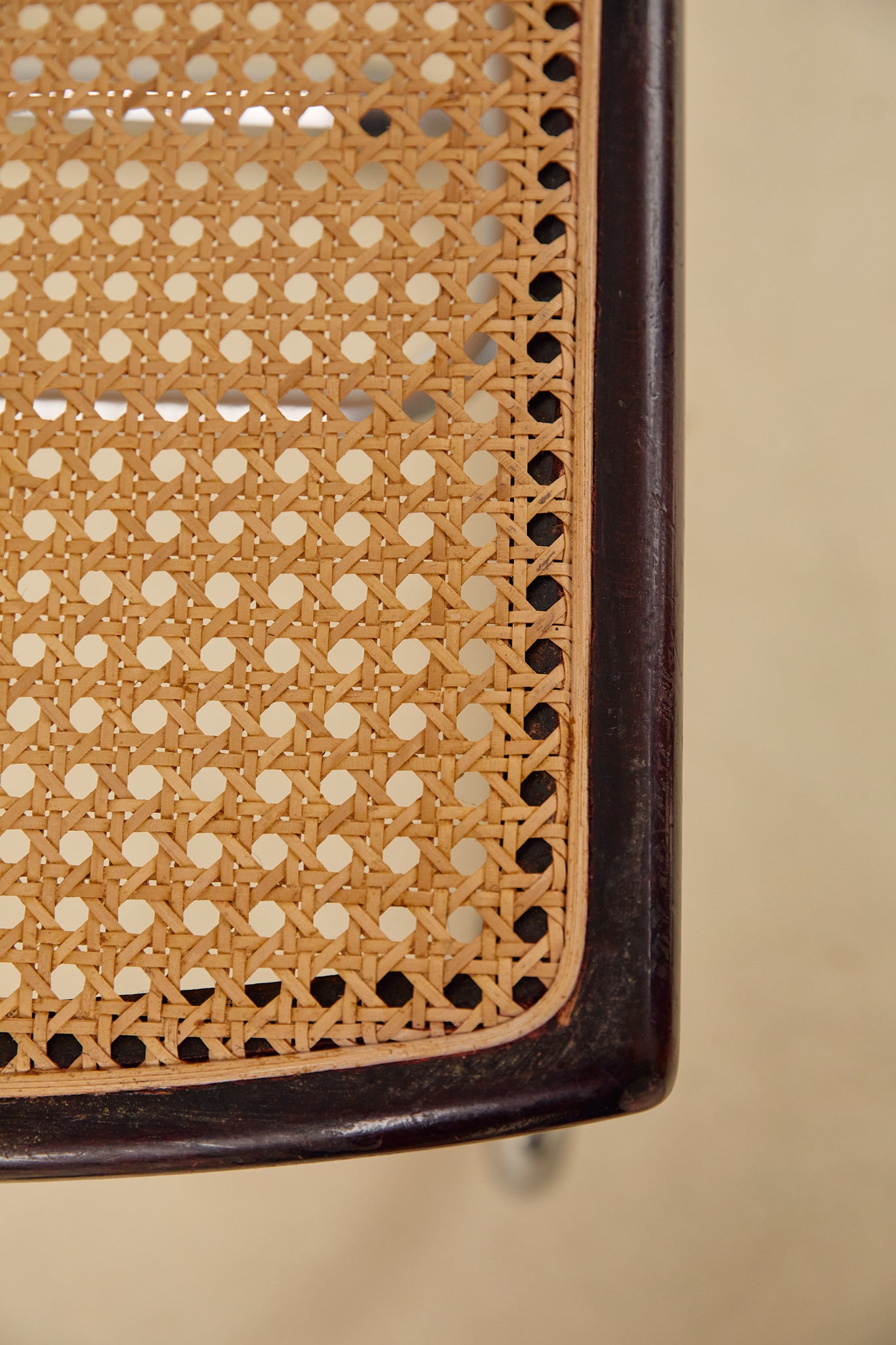 Chrome and Rattan Dining Chairs