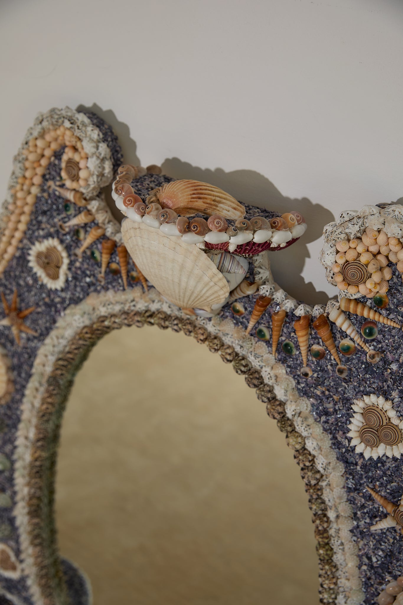Grand Georgian Shellwork Mirror