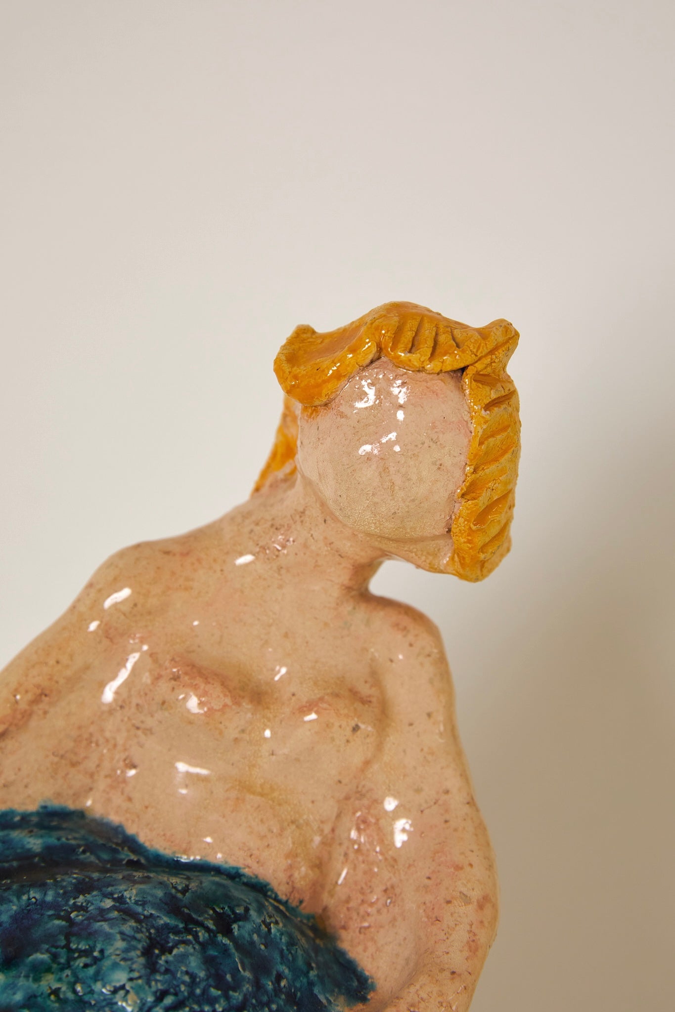 Ceramic Mermaid Statue