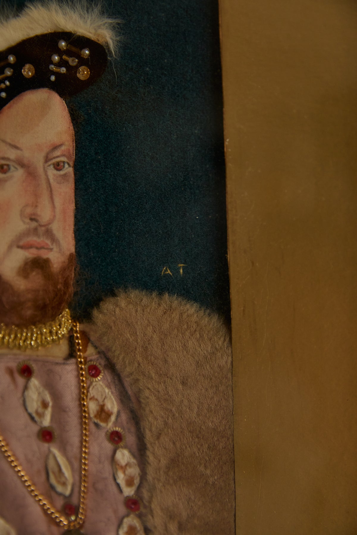 King Henry VIII and His Six Wives Needlepoint by Anne Thomas