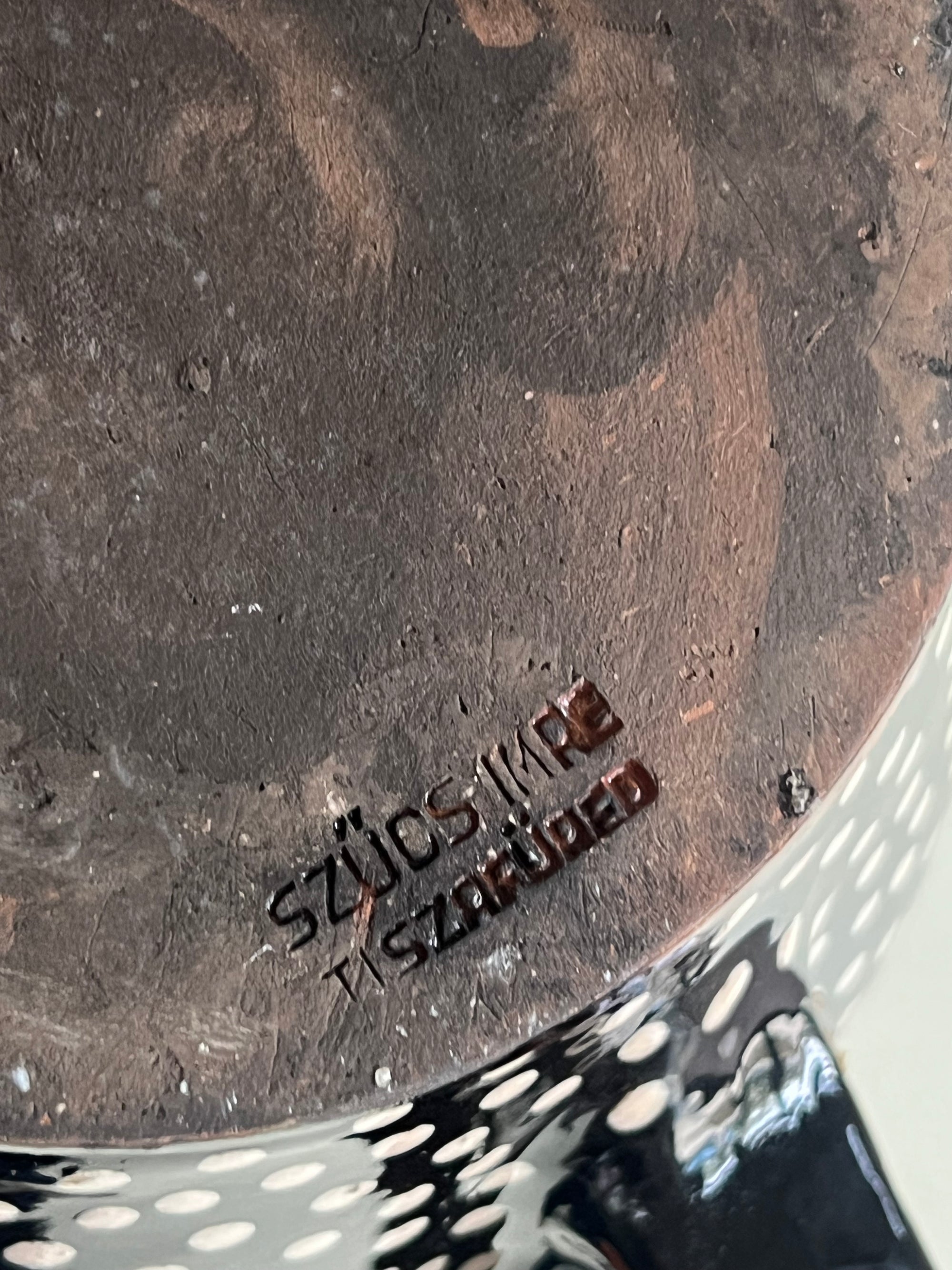 Hungarian Folk Art Rooster Set by Imre Szűcs