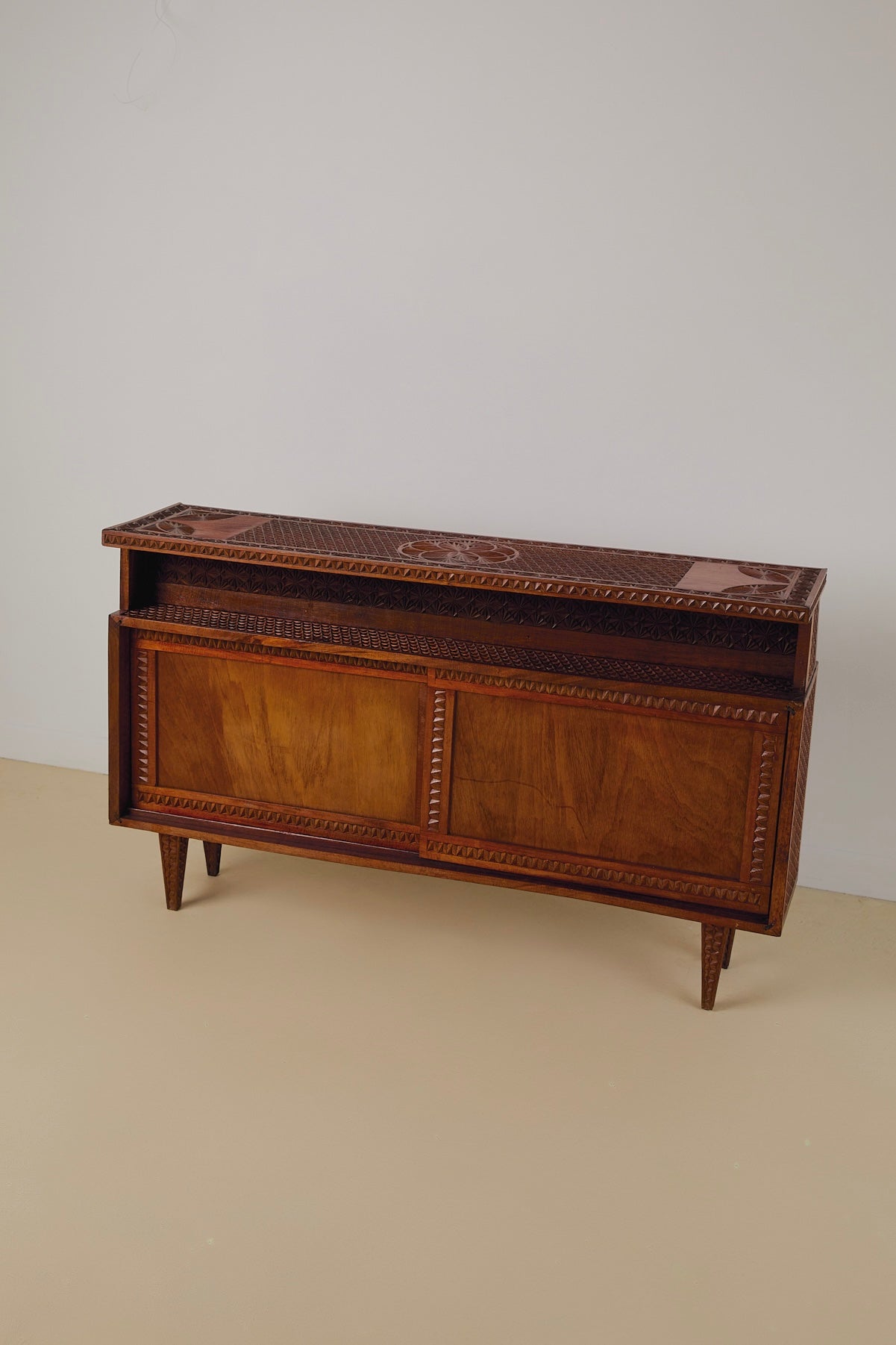 Hand Carved Sideboard From Lamu Island Kenya