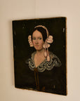 19th-Century European Provincial Portrait of a Noblewoman (c. 1830–1840)