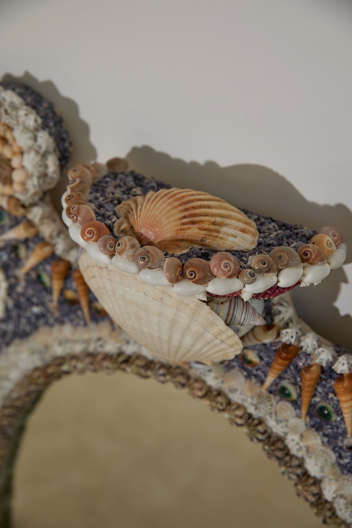 Grand Georgian Shellwork Mirror
