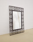 Iron Work Scroll Mirror