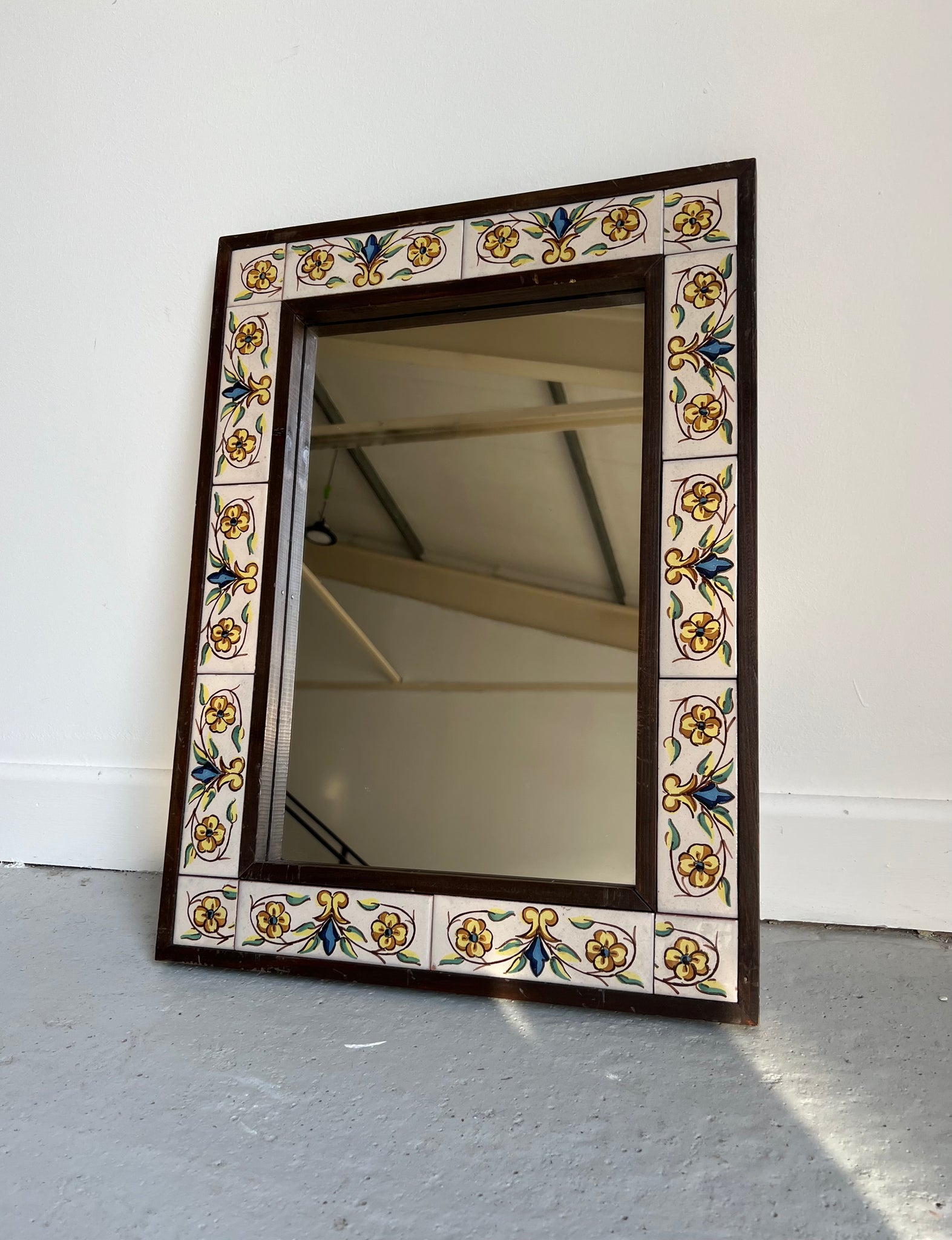 French Tiled Mirror
