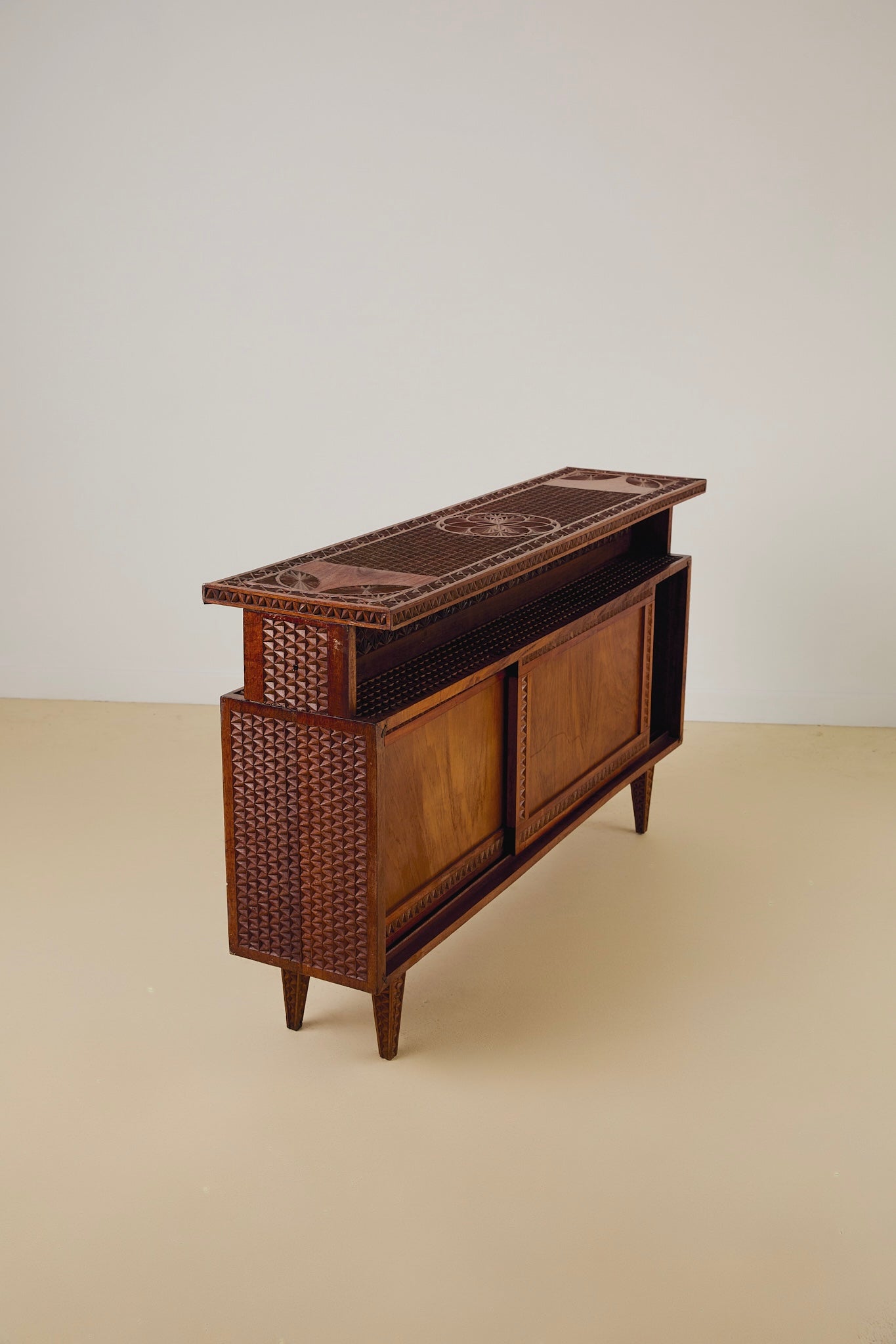 Hand Carved Sideboard From Lamu Island Kenya