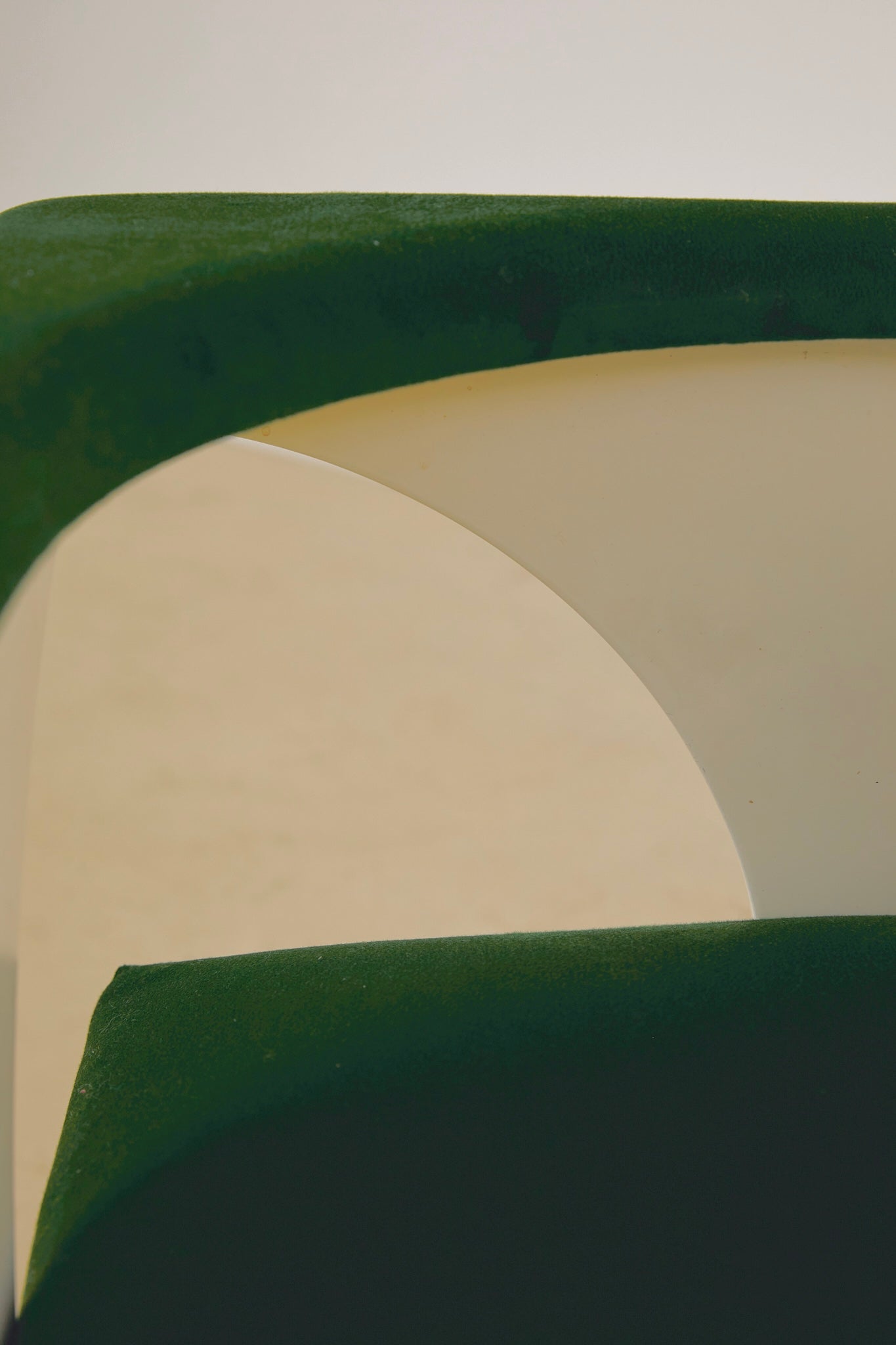 Green Velvet Space Age Armchair
