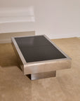 Vintage Willy Rizzo for Cidue Dry Bar Coffee Table | Italian, 1970s