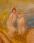Three Bathers Playing With Crab
