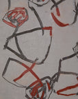 Large George’s Ferrato Grey, Crimson and Black
