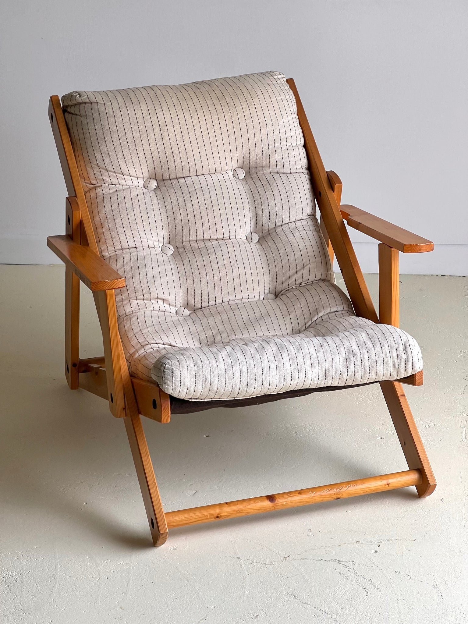 Swedish Pine Deck Chair