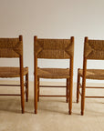 Set of x4 Rush Back Dining Chairs
