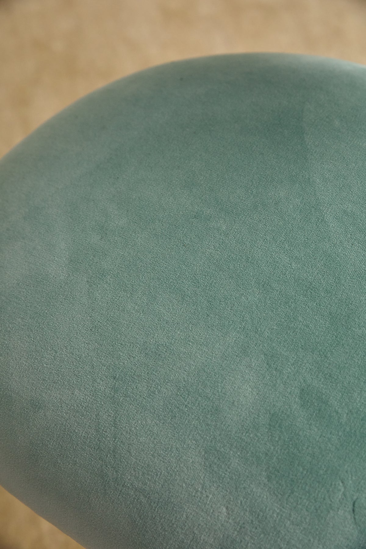 Aqua Velvet Postmodern Cantilever Armchairs (Sold Individually)
