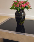 Green Speckled Vase