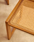 Vintage Italian Cane Dining Chairs set of x6