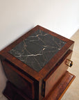Pair of Art Deco / Italian Modernist Rosewood Bedside Cabinets, c. 1930s–1940s (In the style of Osvaldo Borsani / Paolo Buffa)